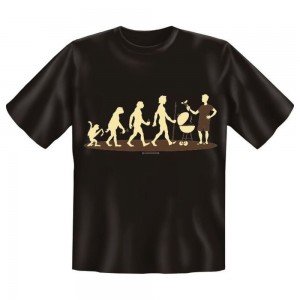 Fun T-Shirt Evolution zum Griller