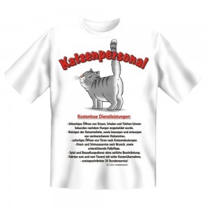 Fun T-Shirt Katzenpersonal