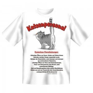 Fun T-Shirt Katzenpersonal