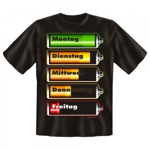 Fun T-Shirt Arbeits Barometer