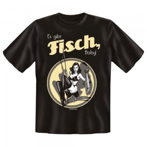 Fun T-Shirt Es gibt Fisch Baby