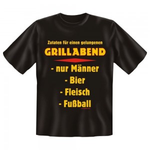 Fun T-Shirt gelungener Grill Abend