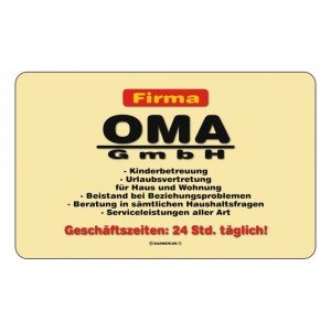 Frühstücksbrettchen Brett - Firma Oma GmbH