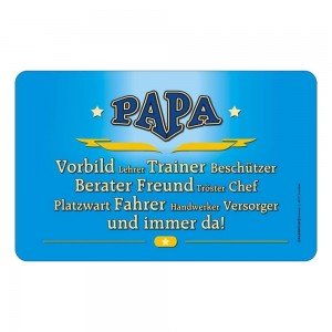 Frühstücksbrettchen Brett - Papa Vorbild