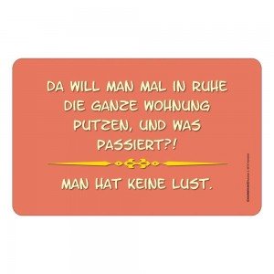 Frühstücksbrettchen Brett - Wohnung putzen