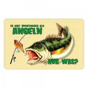 Frühstücksbrettchen Brett - Wichtigeres als Angeln Fisch