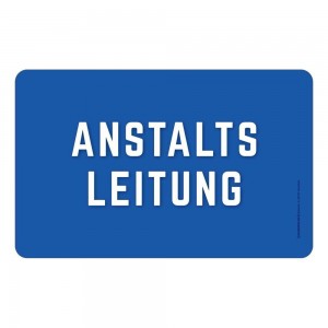 Frühstücksbrettchen Brotzeitbrettchen - Anstaltsleitung