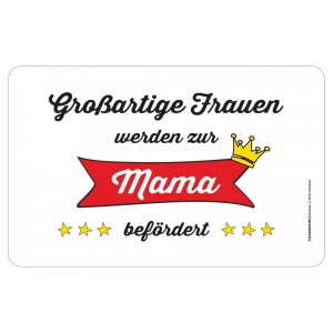 Frühstücksbrettchen Brotzeitbrettchen - Großartige Frauen