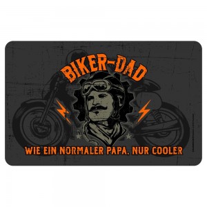 Frühstücksbrettchen Brotzeitbrettchen - Biker Dad