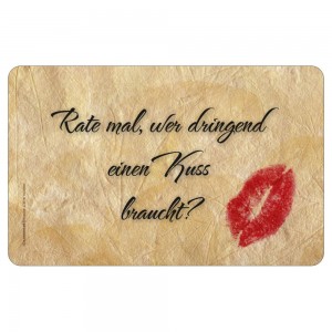 Frühstücksbrettchen Brotzeitbrettchen - rate mal