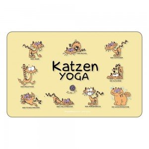 Frühstücksbrettchen Brett - Katzenyoga