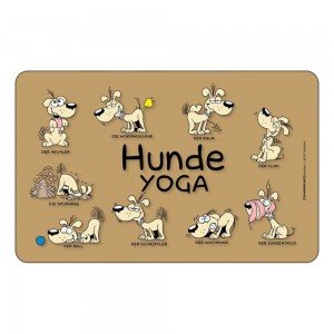 Frühstücksbrettchen Brett - Hundeyoga
