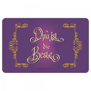 Frühstücksbrettchen Brotzeitbrettchen - Oma ist die Beste