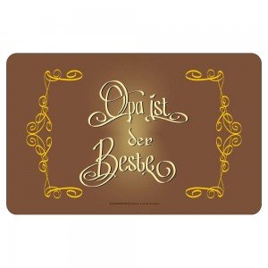 Frühstücksbrettchen Brotzeitbrettchen - Opa ist der Beste