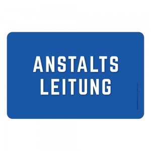 Frühstücksbrettchen Brotzeitbrettchen - Anstaltsleitung