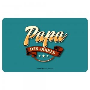 Frühstücksbrettchen Brotzeitbrettchen - Papa des Jahres