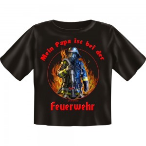 Kids Fun T-Shirt Papa ist bei der Feuerwehr