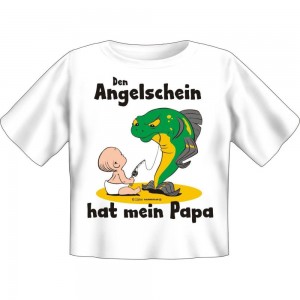 Kids Fun T-Shirt Papa hat den Angelschein