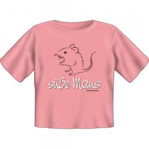 Kids Fun T-Shirt Süße Maus