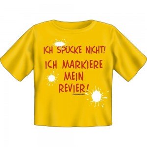 Kids Fun T-Shirt Ich markiere mein Revier