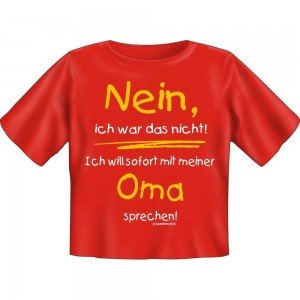 Kids Fun T-Shirt Ich will Oma sprechen