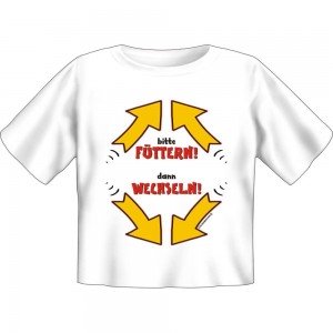 Kids Fun T-Shirt Bitte füttern!