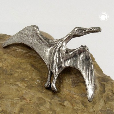 Brosche Flugsaurier altzinn