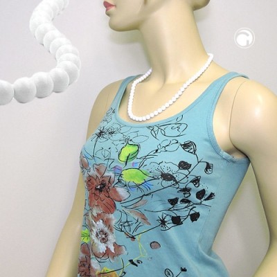 Collier Halskette Perlen 8mm weiß-glänzend 55cm