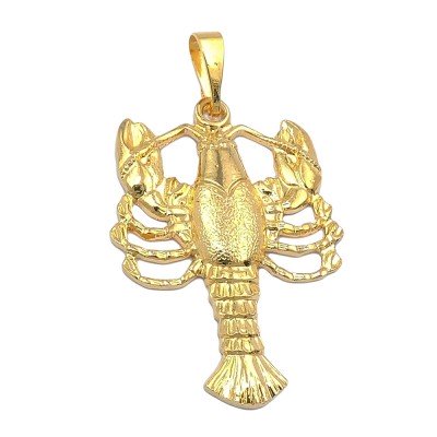 Anhänger Sternzeichen Krebs ausgestanzt vergoldet