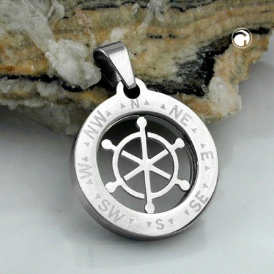 Anhänger Kompass ähnlich Edelstahl