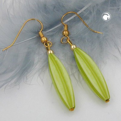 Ohrhaken Rillenolive hellgrün