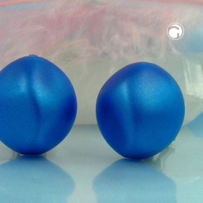 Ohrring blau-perlmutt