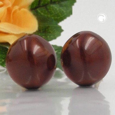 Ohrring braunton-perlmutt