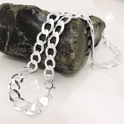 Halskette Weitpanzer 50cm 925 Sterlingsilber