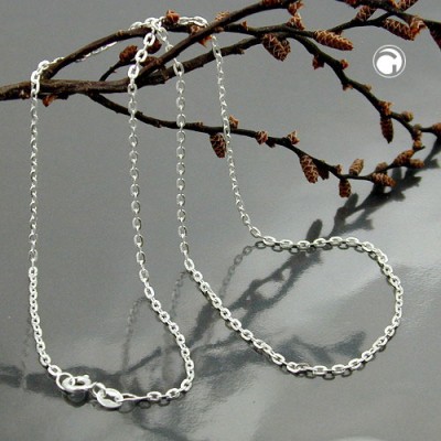 Halskette Ankerkette 925 Sterlingsilber 40cm