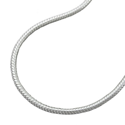 Halskette Schlange 12mm 45cm 925 Sterlingsilber