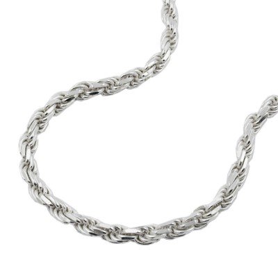 Halskette Kordel diamantiert 925 Sterlingsilber 40cm
