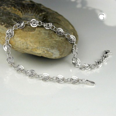 Armband Fantasie rhodiniert 925 Sterlingsilber