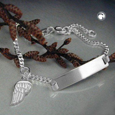 Schildband für Kinder 925 Sterlingsilber