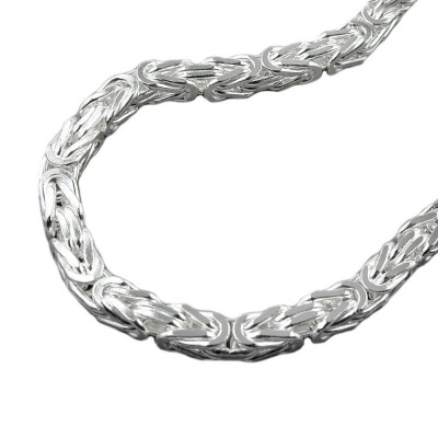 Armband 6mm Königskette 925 Sterlingsilber