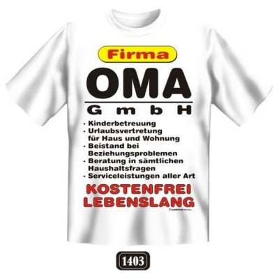 Fun T-Shirt Firma Oma GmbH