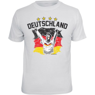 Fun T-Shirt - Fussball FAN Deutschland
