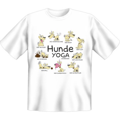 Fun T-Shirt - Hunde Yoga