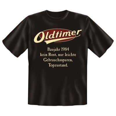 Fun T-Shirt Oldtimer Baujahr 1984 kein Rost Nur leichte Gebrauchsspuren Topzustand