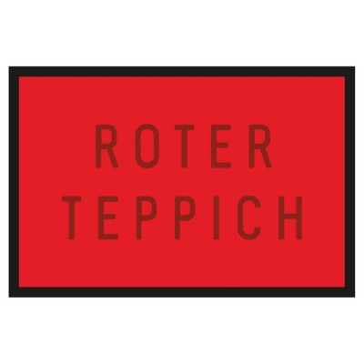Fußmatte Türmatte Fußabtreter - roter Teppich