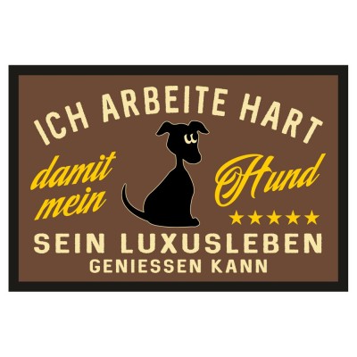 Fußmatte Türmatte Fußabtreter - Luxushund