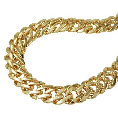 Kette Fantasie flach vergoldet AMD 55cm