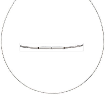 Halsreif Edelstahl 1,0mm 42cm Halskette Kette