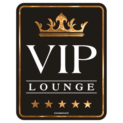 Magnetschild - VIP Lounge