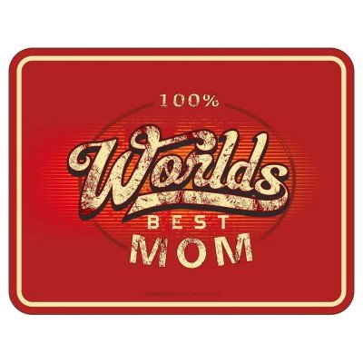 Magnetschild - 100% Worlds best Mom